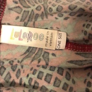 LuLaRoe Pants - OS Lularoe Pineapple Leggings- red/teal green LuLaRoe Pants - OS Lularoe Pineapple Leggings- red/teal green